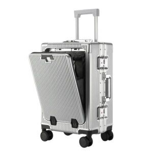 Smart Aluminum Luggage Multifunctional 100% Aluminum-Magnesium Modern Traveler