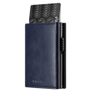 VC302- Side Slider Mechanism, with/without Back Zipper Pocket, Magnetic Strip Closure Tri-fold Wallet - Emporium Shop